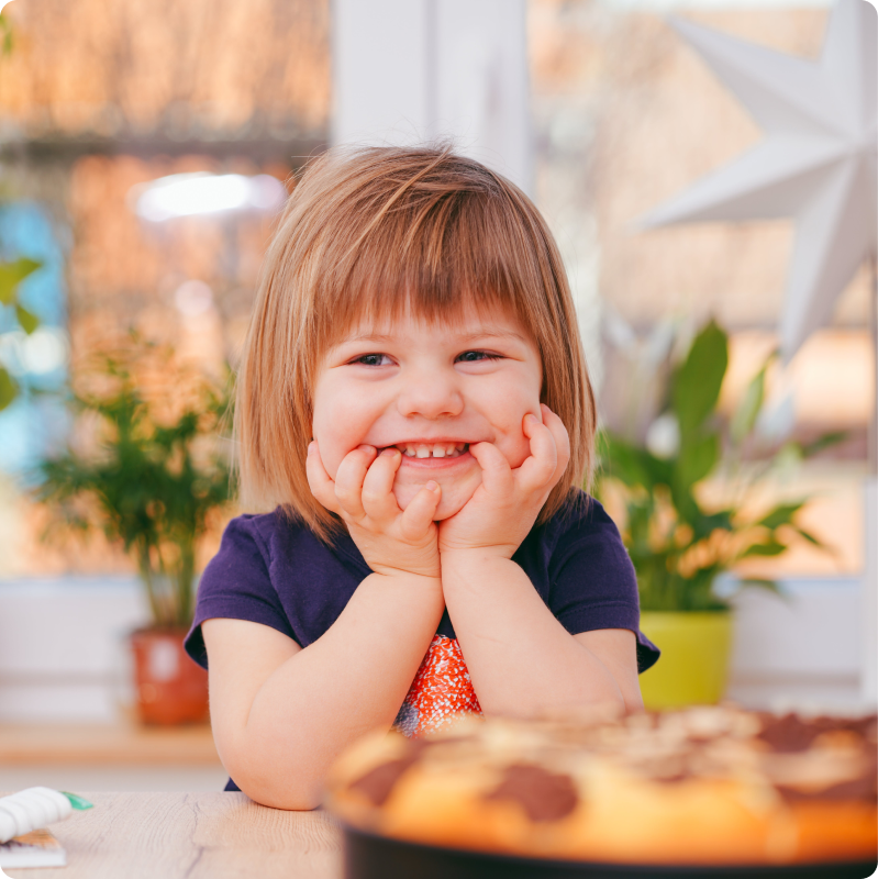 Health Loft dietitians for pediatric nutrition Toddler smiling